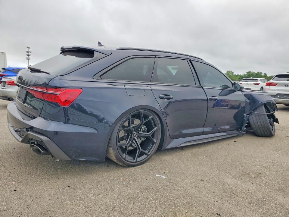 2025 Audi S6 VIN WUA1DBF26SN907521 COPART salvage auction — FRONT END, Ny - Mv-907A Salvage Certificate, sold $51,500 on 2026-08-03 (photo 3)