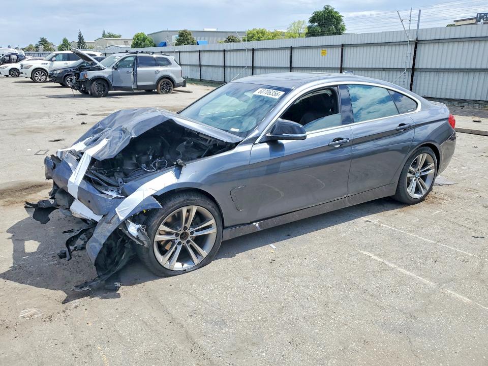 2017 BMW 4er VIN WBA4F7C53HG787350 COPART salvage auction — FRONT END, Salvage Title, sold $450 on 2026-08-21 (photo 1)