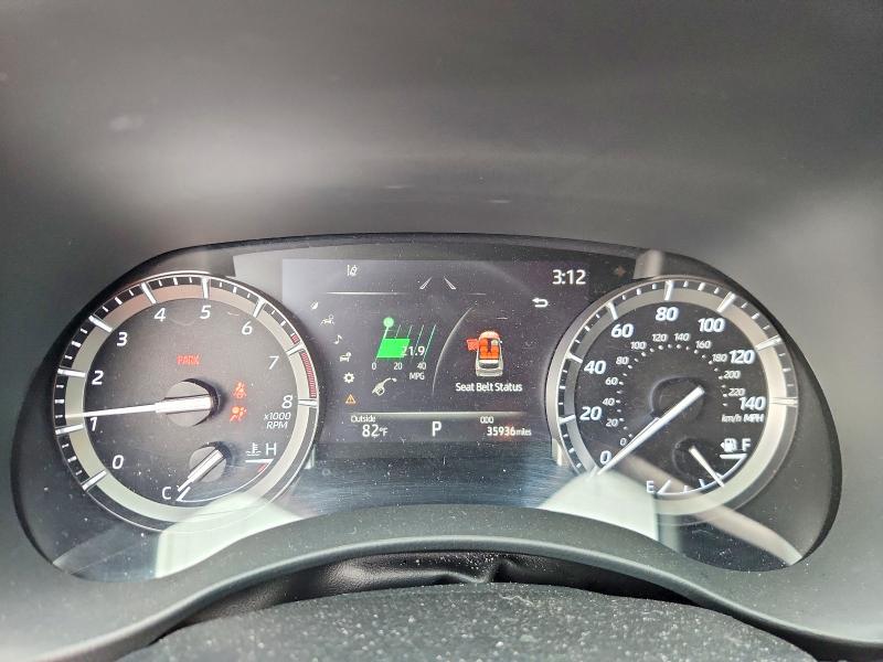 2021 Toyota Highlander VIN 5TDLZRAH6MS085716 COPART salvage auction — FRONT END, Fl - Cert Of Title Slvg Rebuildable, sold $13,600 on 2026-07-17 (photo 9)