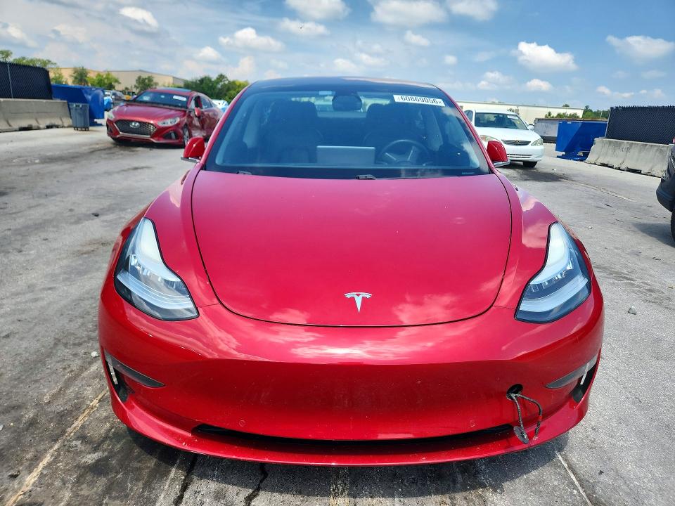 2018 Tesla Model 3 VIN 5YJ3E1EA8JF155016 COPART salvage auction — SIDE, Fl - Cert Of Title Slvg Rebuildable, sold $20 on 2026-07-30 (photo 5)