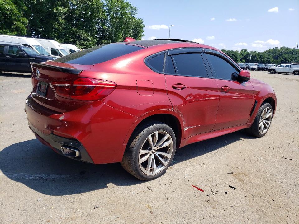 2018 BMW X6 VIN 5UXKU2C54J0X49593 COPART salvage auction — SIDE, NY - CERTIFICATE OF TITLE, sold $10,900 on 2026-07-27 (photo 3)