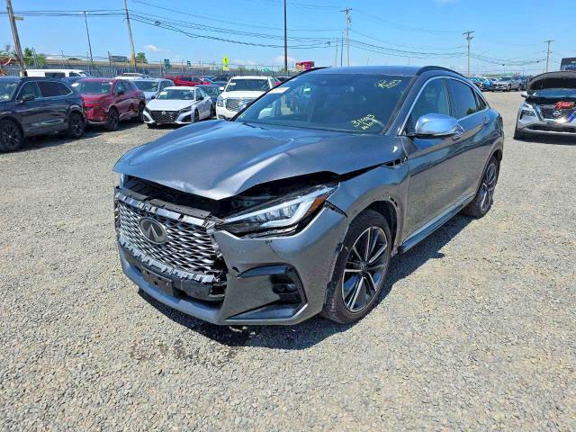 2024 Infiniti Qx55 VIN 3PCAJ5LR9RF108740 COPART salvage auction — FRONT END, Nj - Cert Of Title-Salvage, sold $10,800 on 2026-07-21 (photo 1)