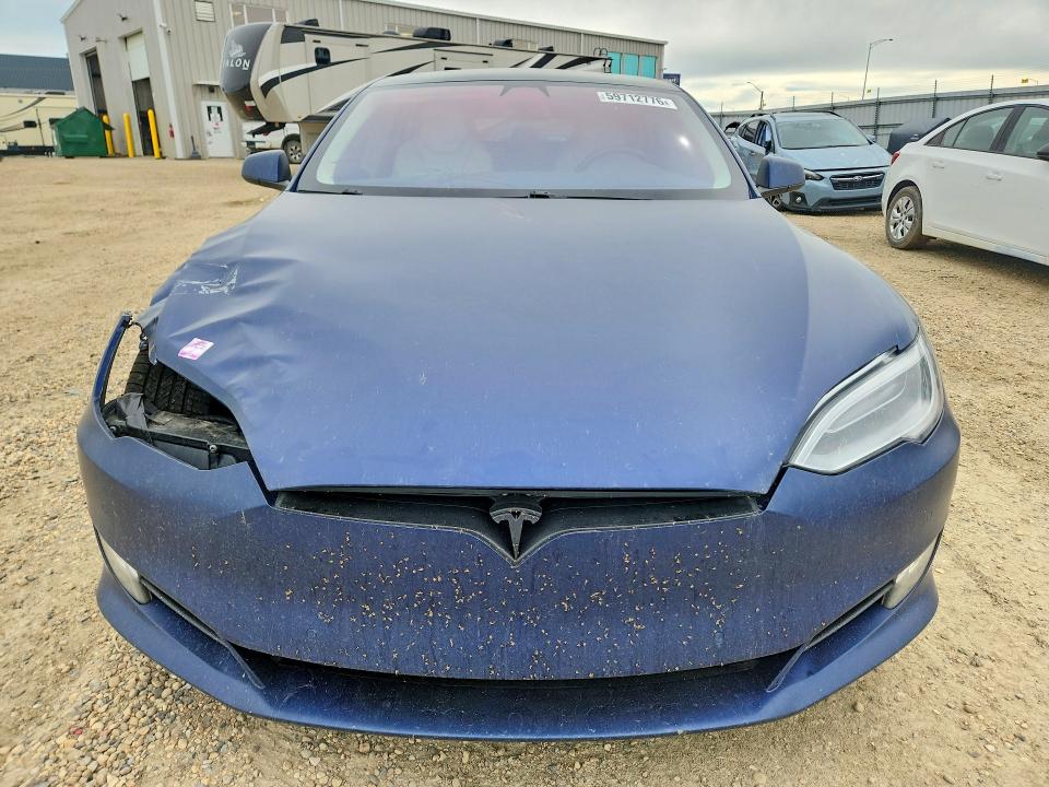 2017 Tesla Model s VIN 5YJSA1E24HF223290 COPART salvage auction — FRONT END, Ab - Bos - Salvage, sold $2,250 on 2026-07-23 (photo 5)