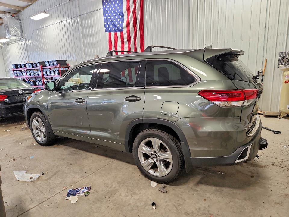2019 Toyota Highlander VIN 5TDDZRFH7KS925531 COPART salvage auction — VANDALISM, Mn - Cert Of Title-Salvage, sold $1,100 on 2026-07-28 (photo 2)