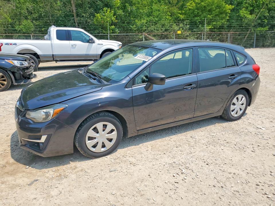 2016 Subaru Impreza VIN JF1GPAA63G9326308 COPART salvage auction — MECHANICAL, OH - CERTIFICATE OF TITLE, sold $1,950 on 2026-07-29 (photo 1)