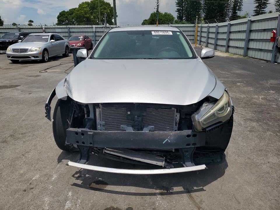 2017 Infiniti Q50 VIN JN1EV7AP8HM736624 COPART salvage auction — MECHANICAL, Tn - Salvage Cert-Rebuilt Vehicle, sold $1,250 on 2026-07-27 (photo 5)