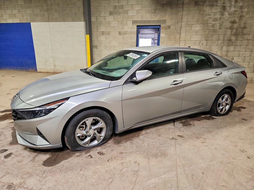 2021 Hyundai Elantra VIN 5NPLL4AG7MH032105 COPART salvage auction — UNDERCARRIAGE, Pa - Certificate Of Salvage, sold $15 on 2026-07-29 (photo 1)
