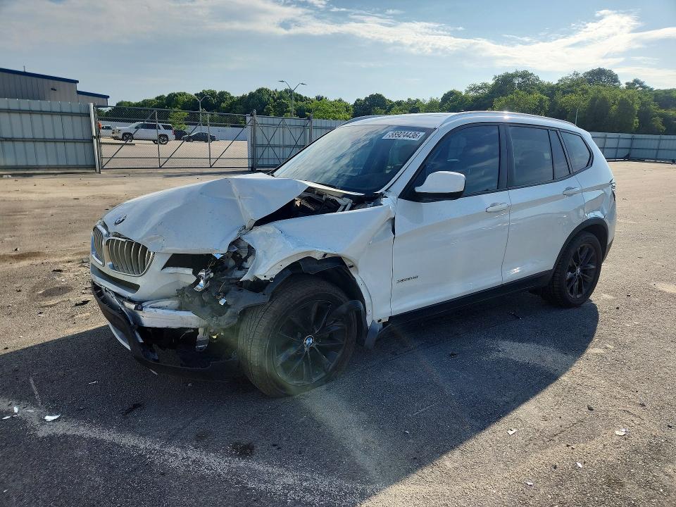 2014 BMW X3 VIN 5UXWX9C5XE0D33168 COPART salvage auction — FRONT END, Id - Cert Of Title -Rebuilt Salvage, sold $450 on 2026-07-16 (photo 1)