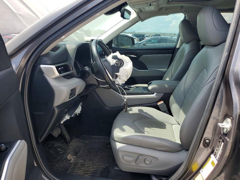 2022 Toyota Highlander hybrid VIN 5TDGARAH3NS512084 COPART salvage auction — FRONT END, GA - CERT OF TITLE-SALVAGE, sold $15,200 on 2026-07-14 (photo 7)