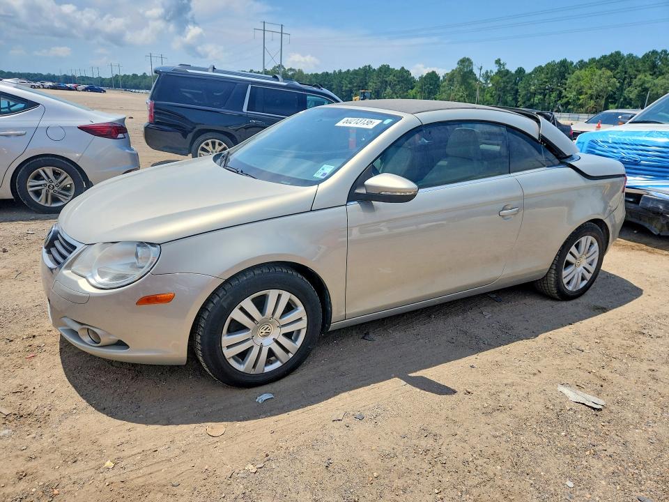 2009 Volkswagen Eos VIN WVWBA71F99V014366 COPART salvage auction — ROOF, LA - CERTIFICATE OF TITLE, sold $750 on 2026-07-10 (photo 1)