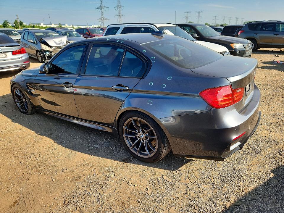 2015 BMW M3 VIN WBS3C9C50FP803481 COPART salvage auction — HAIL, Il - Salvage Certificate, sold $9,400 on 2026-07-28 (photo 2)