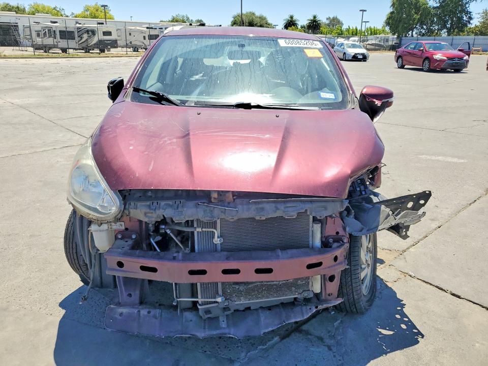 2017 Mitsubishi Mirage VIN ML32A4HJ5HH020822 COPART salvage auction — FRONT END, CA - SALVAGE CERTIFICATE, sold $175 on 2026-09-14 (photo 5)