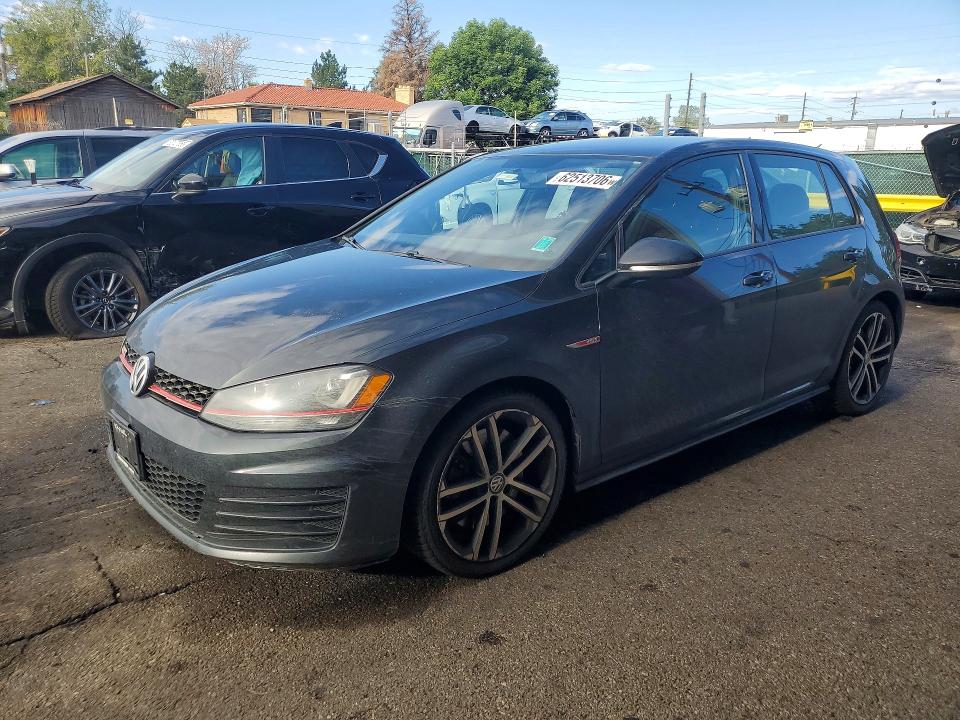 2017 Volkswagen Gti VIN 3VW547AU9HM002212 COPART salvage auction — HAIL, Salvage Title, sold $1,250 on 2026-07-28 (photo 1)