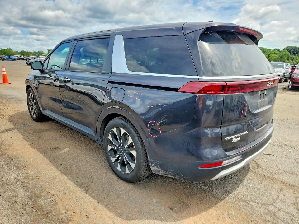2022 Kia Carnival VIN KNDNC5H35N6093398 COPART salvage auction — FRONT END, Ct - Cert Of Title-Salvage, sold $7,600 on 2026-07-31 (photo 2)