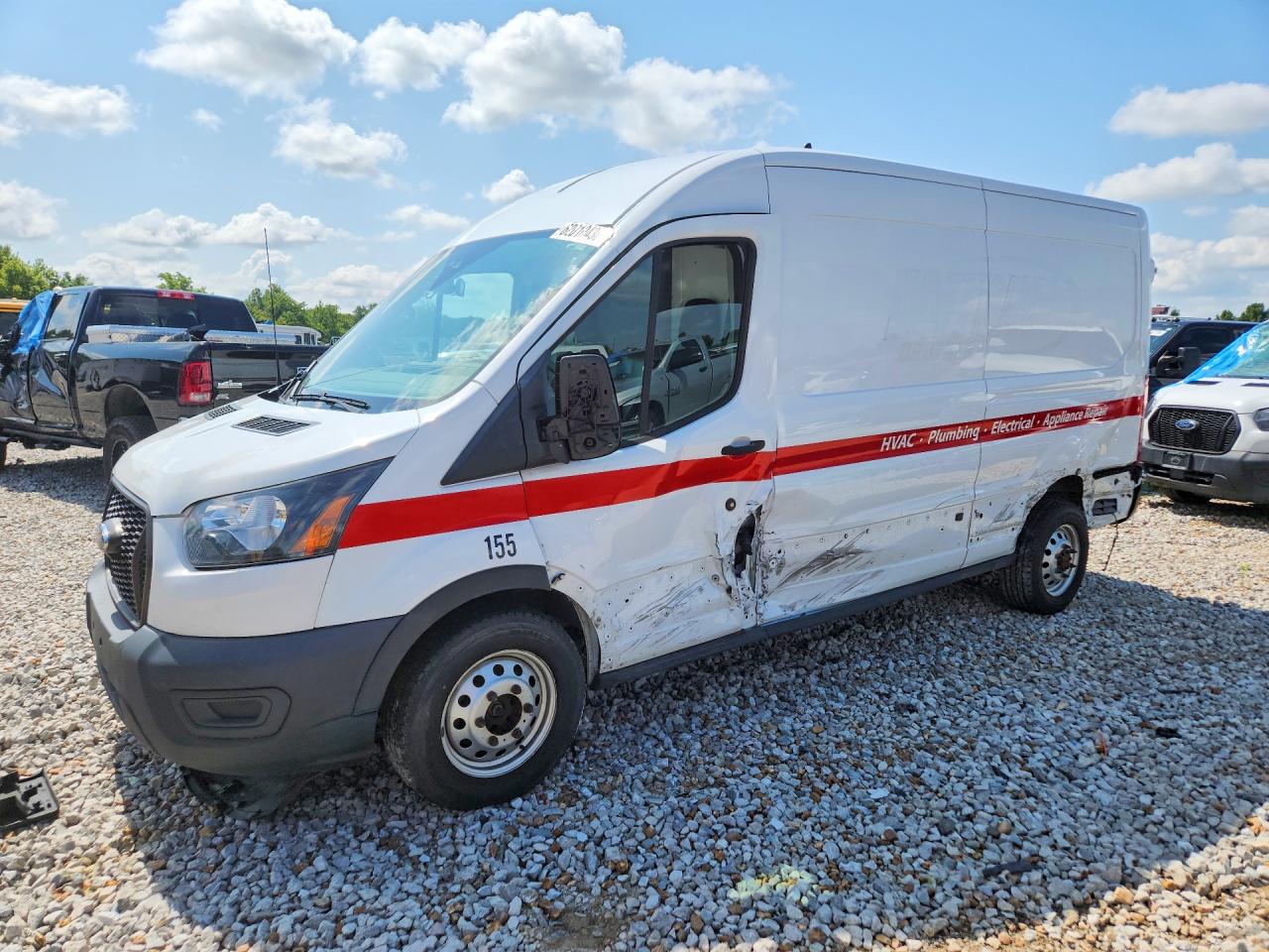 2022 Ford Transit VIN 1FTBR2C80NKA49903 — COPART salvage auction photo