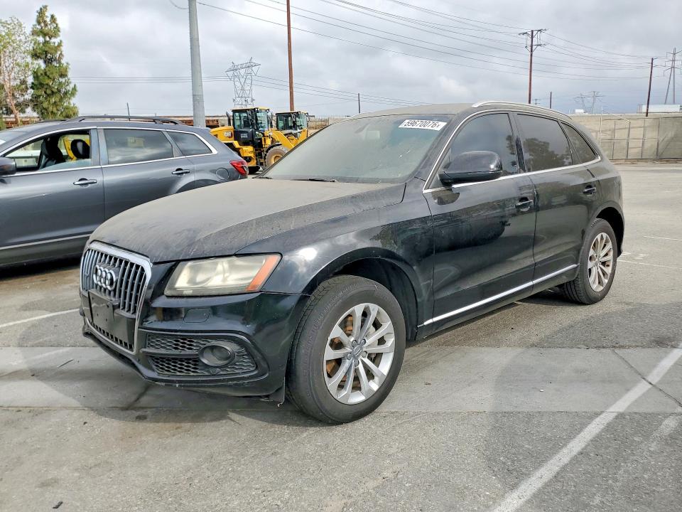 2014 Audi Q5 VIN WA1CFAFP7EA053201 COPART salvage auction — MECHANICAL, Ca - App For Dup Salvage Or Ac, sold $650 on 2026-07-28 (photo 1)