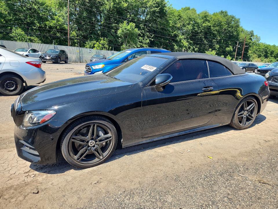 2018 Mercedes-benz E-klasse VIN WDD1K6FB6JF034149 COPART salvage auction — VANDALISM, AZ - CERT OF TITLE - SALVAGE, sold $18,400 on 2026-08-03 (photo 1)