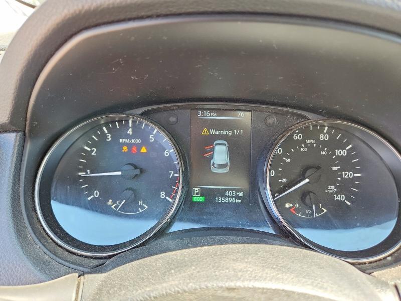 2017 Nissan Rogue VIN KNMAT2MT9HP533172 COPART salvage auction — FRONT END, Ab - Bos - Salvage, sold $1,750 on 2026-07-21 (photo 9)