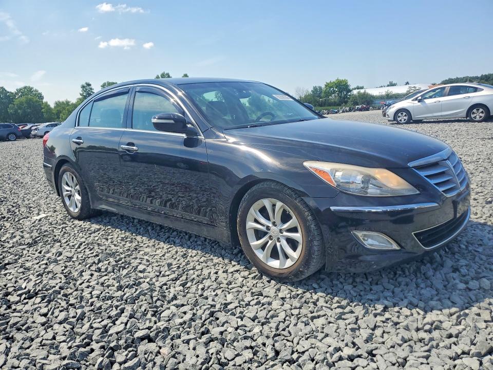 2012 Hyundai Genesis VIN KMHGC4DD8CU196420 COPART salvage auction — HAIL, Oh - Cert Of Title-Salvage, sold $900 on 2026-07-20 (photo 4)