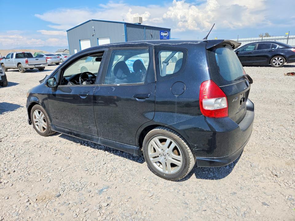 2007 Honda Fit VIN JHMGD37687S002977 COPART salvage auction — MECHANICAL, Ut - Certificate Of Title, sold $250 on 2026-07-31 (photo 2)