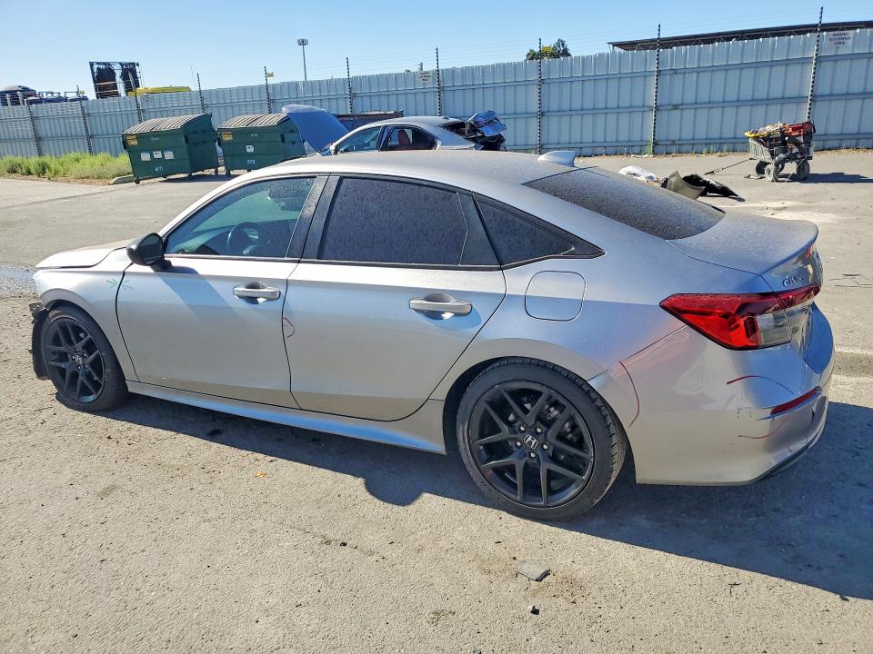 2022 Honda Civic VIN 2HGFE2F59NH523810 COPART salvage auction — FRONT END, Ca - Salvage Certificate, sold $8,200 on 2026-08-25 (photo 2)