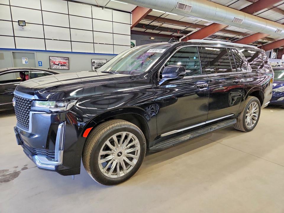 2021 Cadillac Escalade esv VIN 1GYS4KKL8MR390969 COPART salvage auction — MINOR DENT/SCRATCHES, Nj - Certificate Of Title (P), sold $33,000 on 2026-07-28 (photo 1)