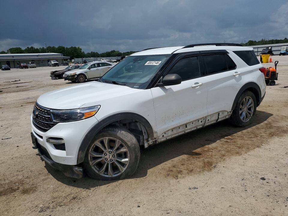 2022 Ford Explorer VIN 1FMSK7DH5NGA49491 — COPART salvage auction photo