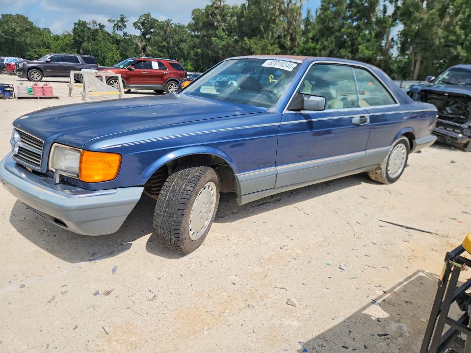 1987 Mercedes-benz 560 VIN WDBCA45D4HA304613 COPART salvage auction — MECHANICAL, FL - CERTIFICATE OF TITLE, sold $1,900 on 2026-07-28 (photo 1)