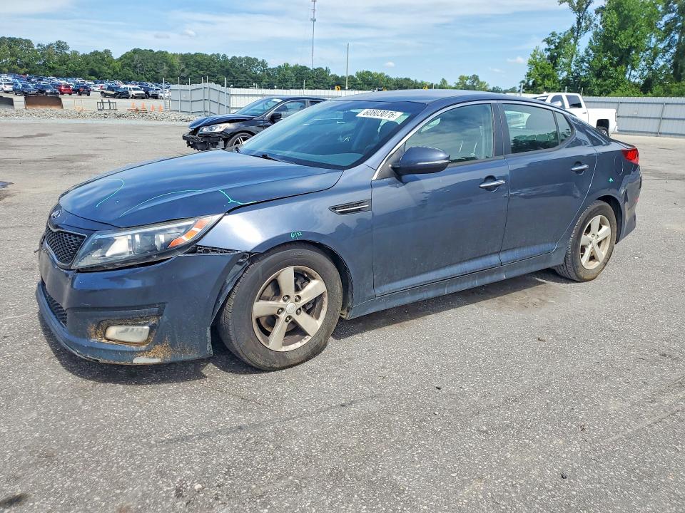 2015 Kia Optima VIN KNAGM4A7XF5608266 COPART salvage auction — FRONT END, Nc - Salvage Certificate Of Title, sold $350 on 2026-07-28 (photo 1)