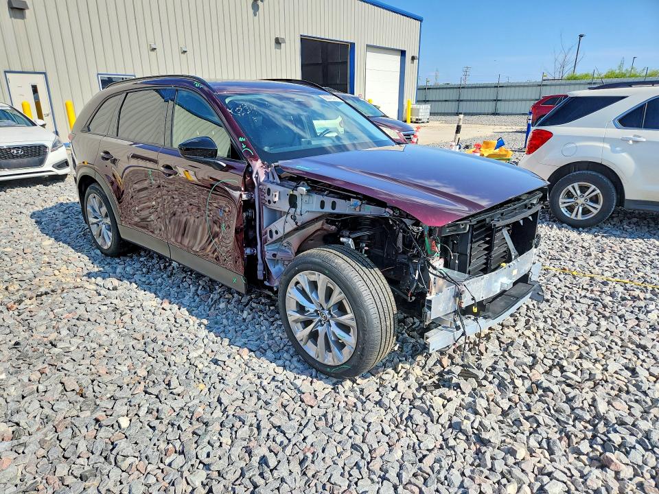 2025 Mazda Cx-90 VIN JM3KKCHD1S1250119 COPART salvage auction — FRONT END, Wi - Cert Of Title-Salvage Vehicle, sold $12,400 on 2026-07-20 (photo 4)