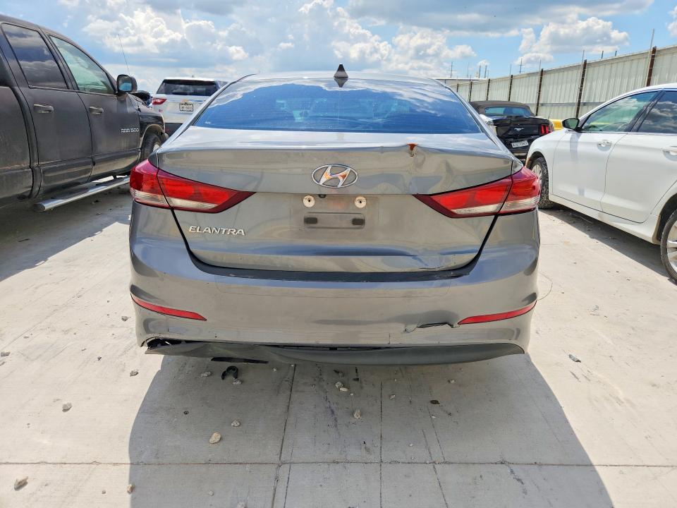 2018 Hyundai Elantra VIN KMHD84LF7JU592892 COPART salvage auction — REAR END, Tx - Certificate Of Title, sold $1,900 on 2026-07-31 (photo 6)