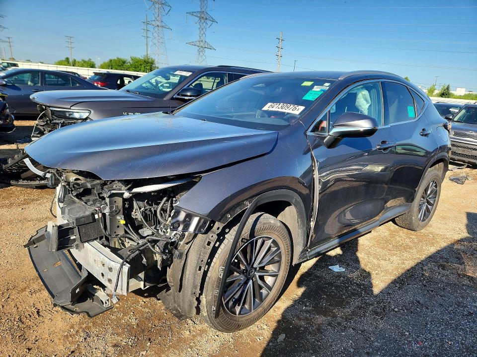 2022 Lexus Nx VIN 2T2ADCAZ7NC001226 COPART salvage auction — FRONT END, In - Certificate Of Title (P), sold $14,700 on 2026-07-23 (photo 1)