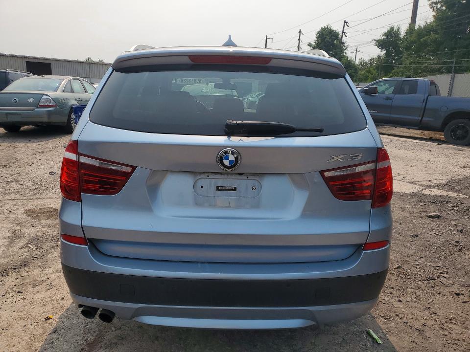 2012 BMW X3 VIN 5UXWX5C56CL727428 COPART salvage auction — SIDE, Pa - Certificate Of Salvage, sold $850 on 2026-07-20 (photo 6)