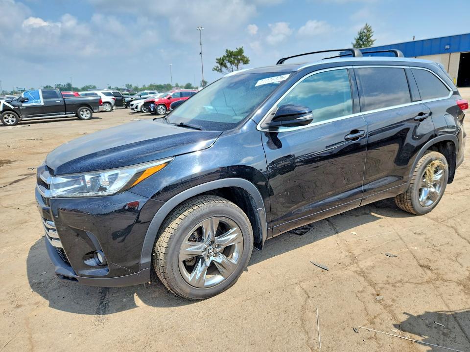 2018 Toyota Highlander VIN 5TDDZRFH4JS843058 COPART salvage auction — SIDE, Mi - Certificate Of Title, sold $11,500 on 2026-07-31 (photo 1)
