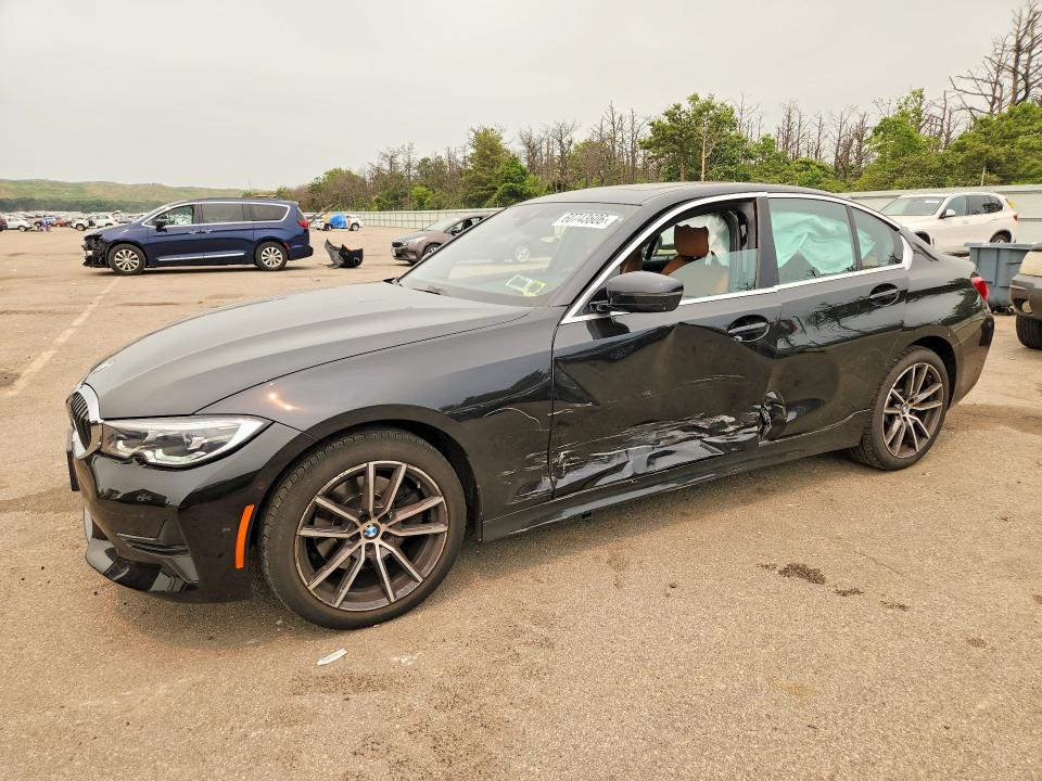 2021 BMW 3er VIN 3MW5R7J01M8B68337 — COPART salvage auction photo
