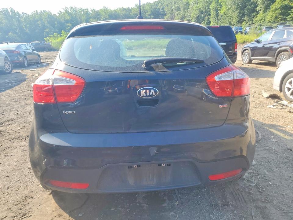 2013 Kia Rio VIN KNADM5A31D6288686 COPART salvage auction — FRONT END, Md - Cert Of Salvage > 75% Damage, sold $125 on 2026-07-30 (photo 6)