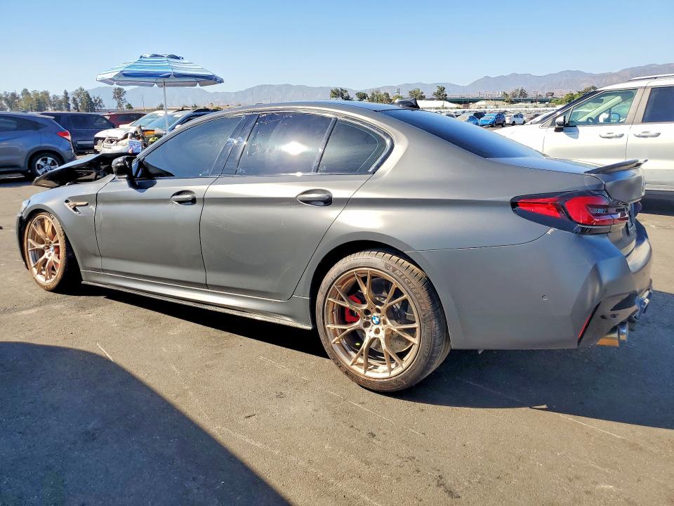 2022 BMW M5 VIN WBS73CH06NCJ05135 COPART salvage auction — FRONT END, Ca - Salvage Certificate, sold $42,250 on 2026-07-29 (photo 2)