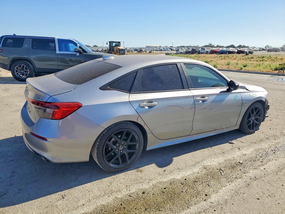 2022 Honda Civic VIN 2HGFE2F59NH523810 COPART salvage auction — FRONT END, Ca - Salvage Certificate, sold $8,200 on 2026-08-25 (photo 3)