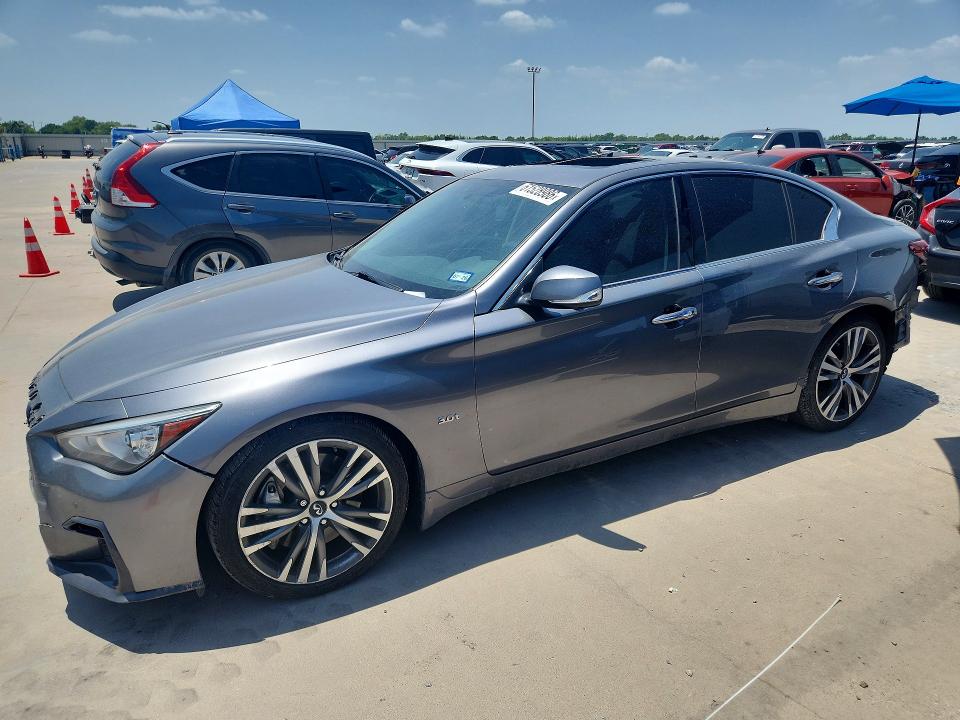 2018 Infiniti Q50 VIN JN1EV7APXJM355394 — COPART salvage auction photo