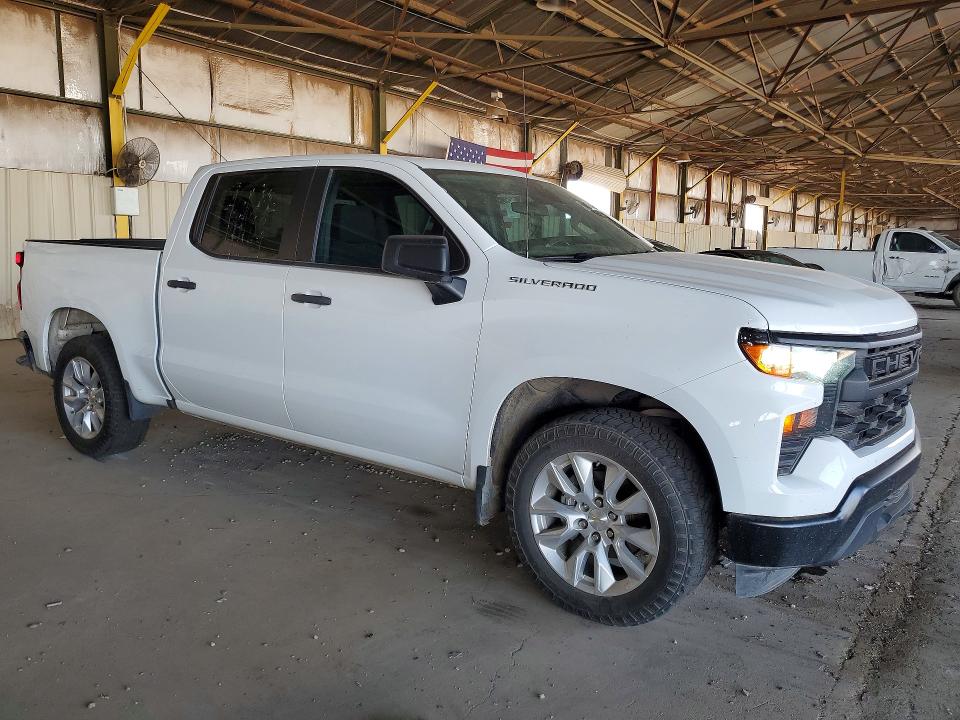 2023 Chevrolet Silverado VIN 3GCPAAEK0PG207621 COPART salvage auction — MECHANICAL, Az - Certificate Of Title, sold $11,300 on 2026-07-29 (photo 4)