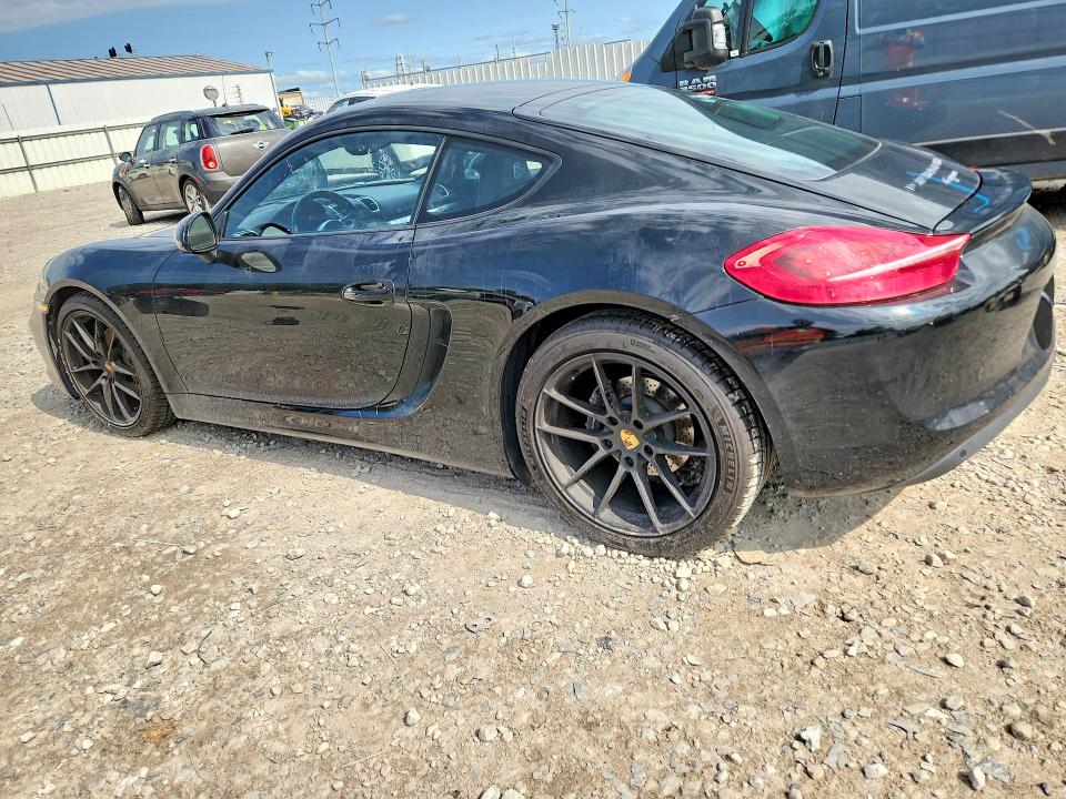 2014 Porsche Cayman VIN WP0AA2A86EK173437 COPART salvage auction — REAR END, OH - CERT OF TITLE-SALVAGE, sold $7,700 on 2026-07-24 (photo 2)