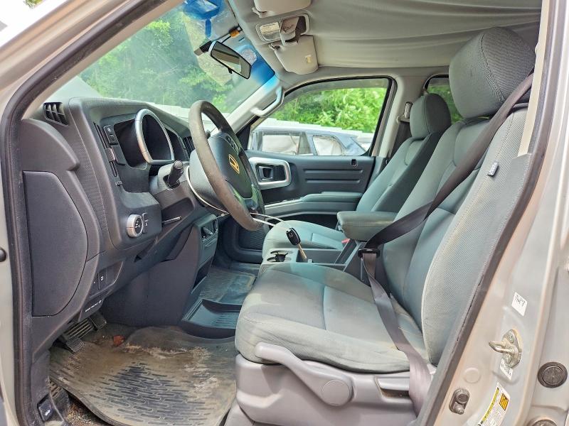 2008 Honda Ridgeline VIN 2HJYK16208H533402 COPART salvage auction — FRONT END, Wv - Salvage Certificate, sold $475 on 2026-07-30 (photo 7)