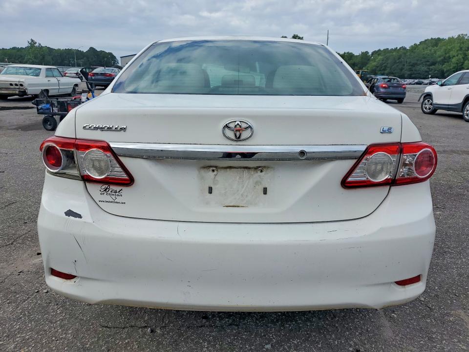 2011 Toyota Corolla VIN JTDBU4EE0B9127435 COPART salvage auction — FRONT END, Nc - Salvage Certificate Of Title, sold $875 on 2026-07-30 (photo 6)