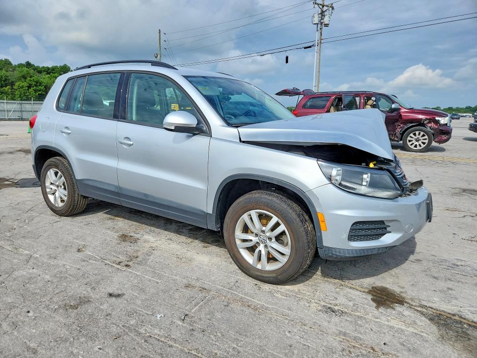 2017 Volkswagen VIN WVGAV7AX9HK027381 COPART salvage auction — FRONT END, TN - SALVAGE CERTIFICATE, sold $1,250 on 2026-08-10 (photo 4)