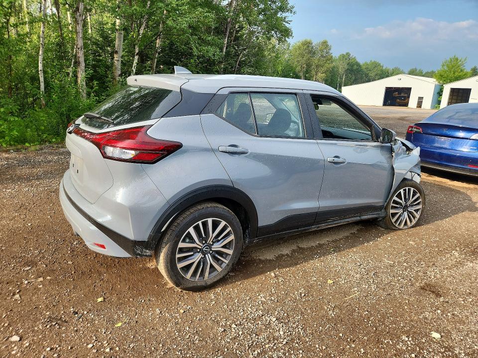 2025 Nissan Kicks VIN 3N1CP5CV3SL468746 COPART salvage auction — FRONT END, On - Permit No Brand - Unfit, sold $200 on 2026-07-30 (photo 3)