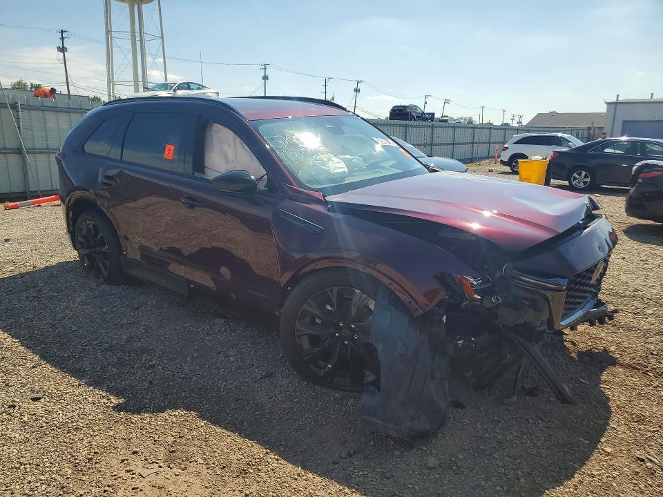 2026 Mazda Cx-90 VIN JM3KKCHD8T1387463 COPART salvage auction — FRONT END, IL - SALVAGE CERTIFICATE (P), sold $8,000 on 2026-07-13 (photo 4)