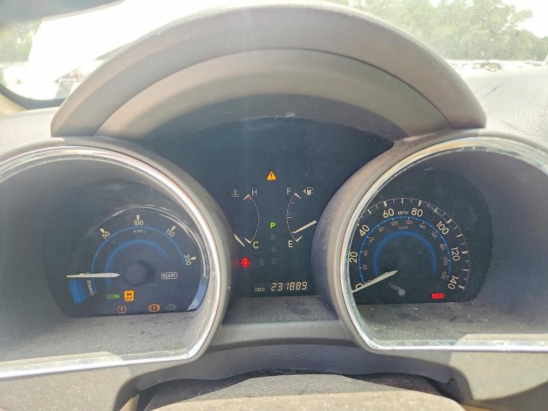 2008 Toyota Highlander VIN JTEEW44AX82017351 COPART salvage auction — WATER/FLOOD, Fl - Certificate Of Title, sold $1,850 on 2026-07-14 (photo 9)