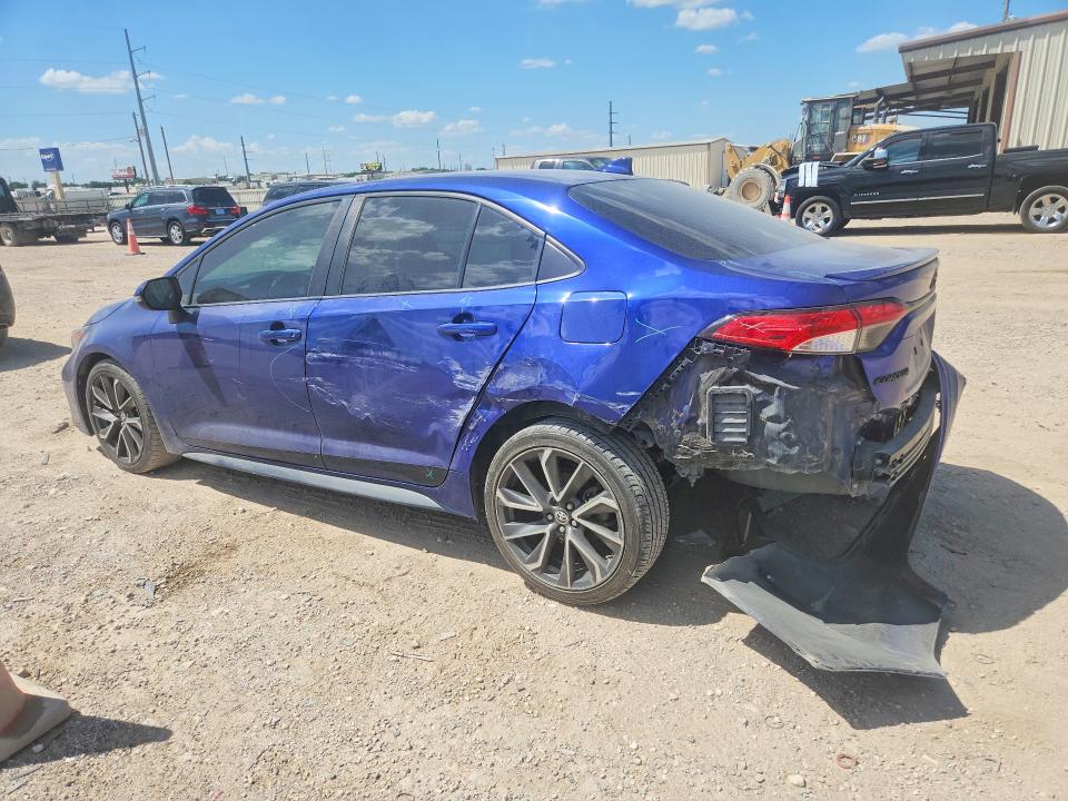 2022 Toyota Corolla VIN 5YFS4MCE5NP118490 COPART salvage auction — REAR END, Tx - Bonded Title - Salvage, sold $3,650 on 2026-07-22 (photo 2)