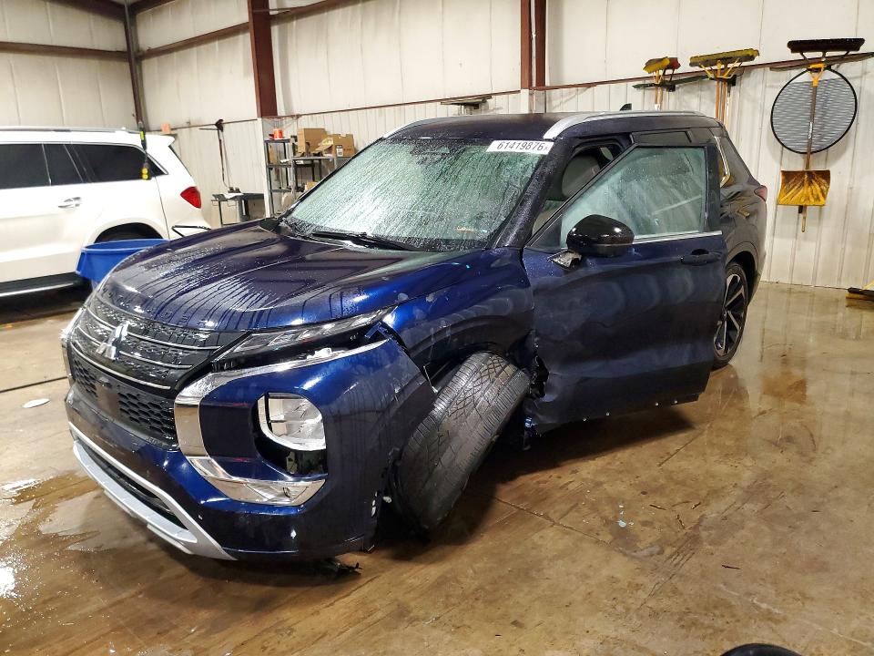2022 Mitsubishi Outlander VIN JA4J3VA82NZ046617 COPART salvage auction — FRONT END, Pa - Certificate Of Salvage, sold $3,700 on 2026-07-28 (photo 1)