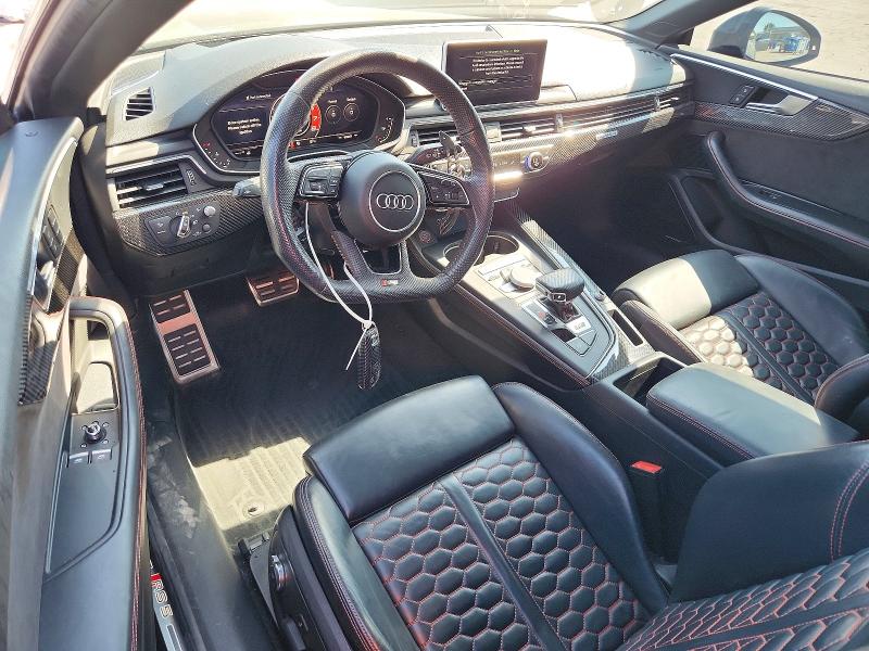2018 Audi Rs5 VIN WUAPWAF58JA904263 COPART salvage auction — FRONT END, Tn - Salvage Certificate, sold $19,000 on 2026-08-24 (photo 8)